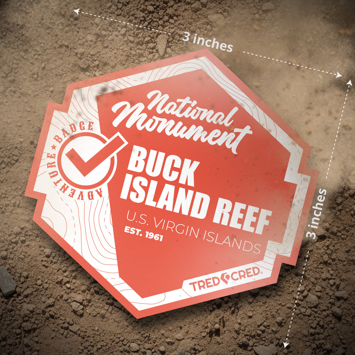 Sticker: Buck Island Reef National Monument