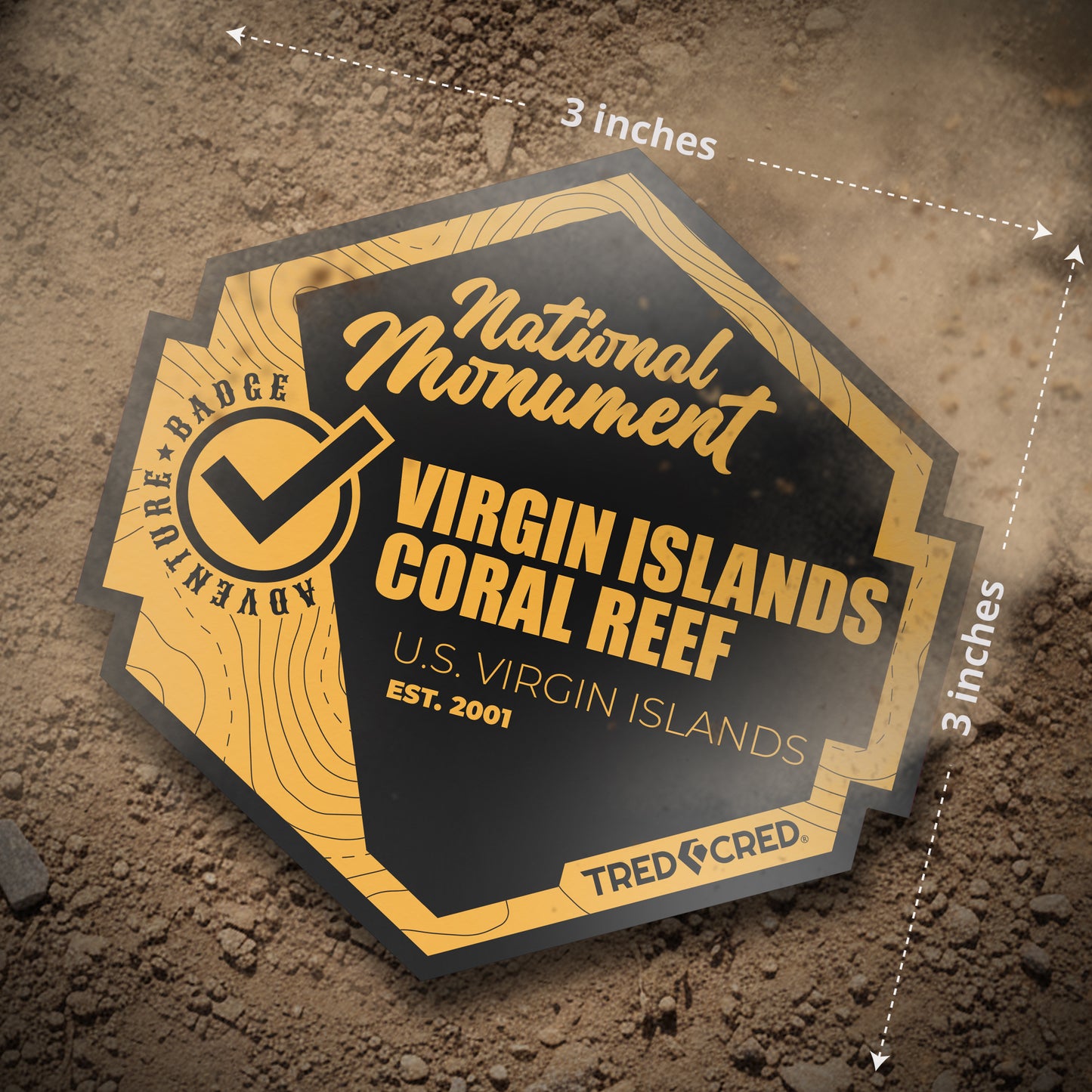 Sticker: Virgin Islands Coral Reef National Monument