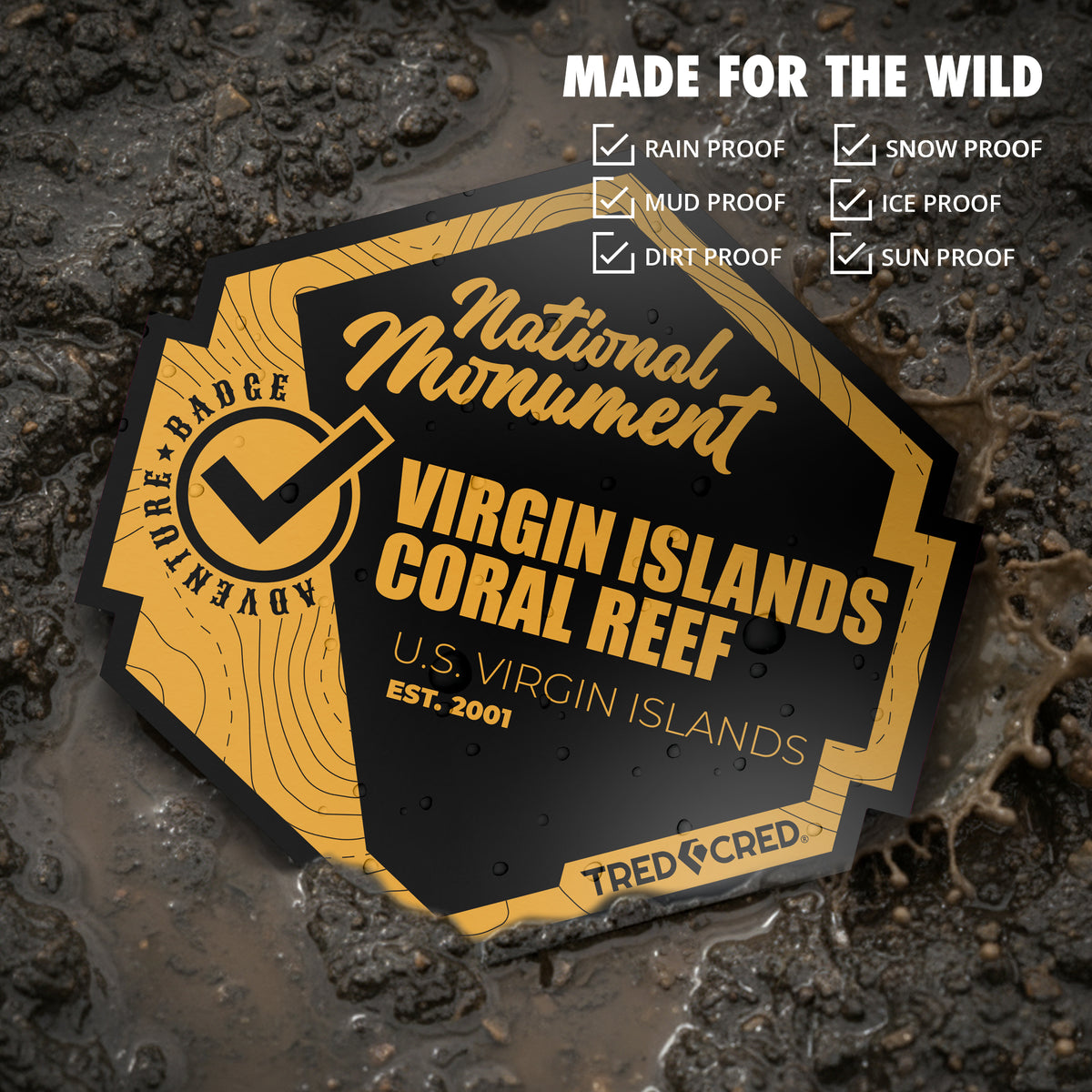 Sticker: Virgin Islands Coral Reef National Monument