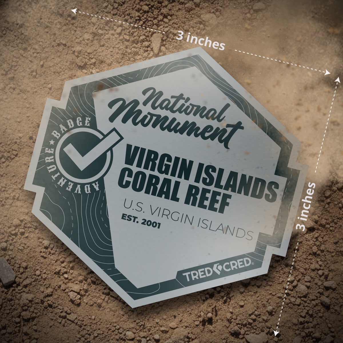 Sticker: Virgin Islands Coral Reef National Monument