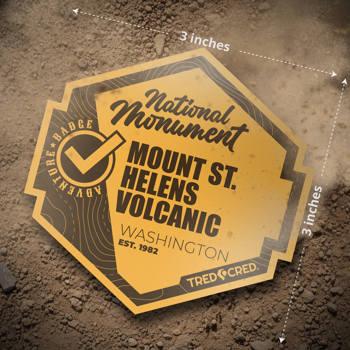 Sticker: Mount St. Helens Volcanic National Monument