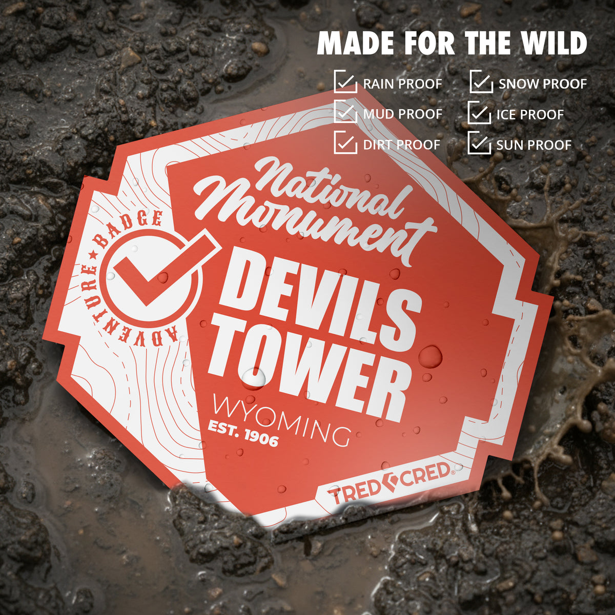 Sticker: Devils Tower National Monument