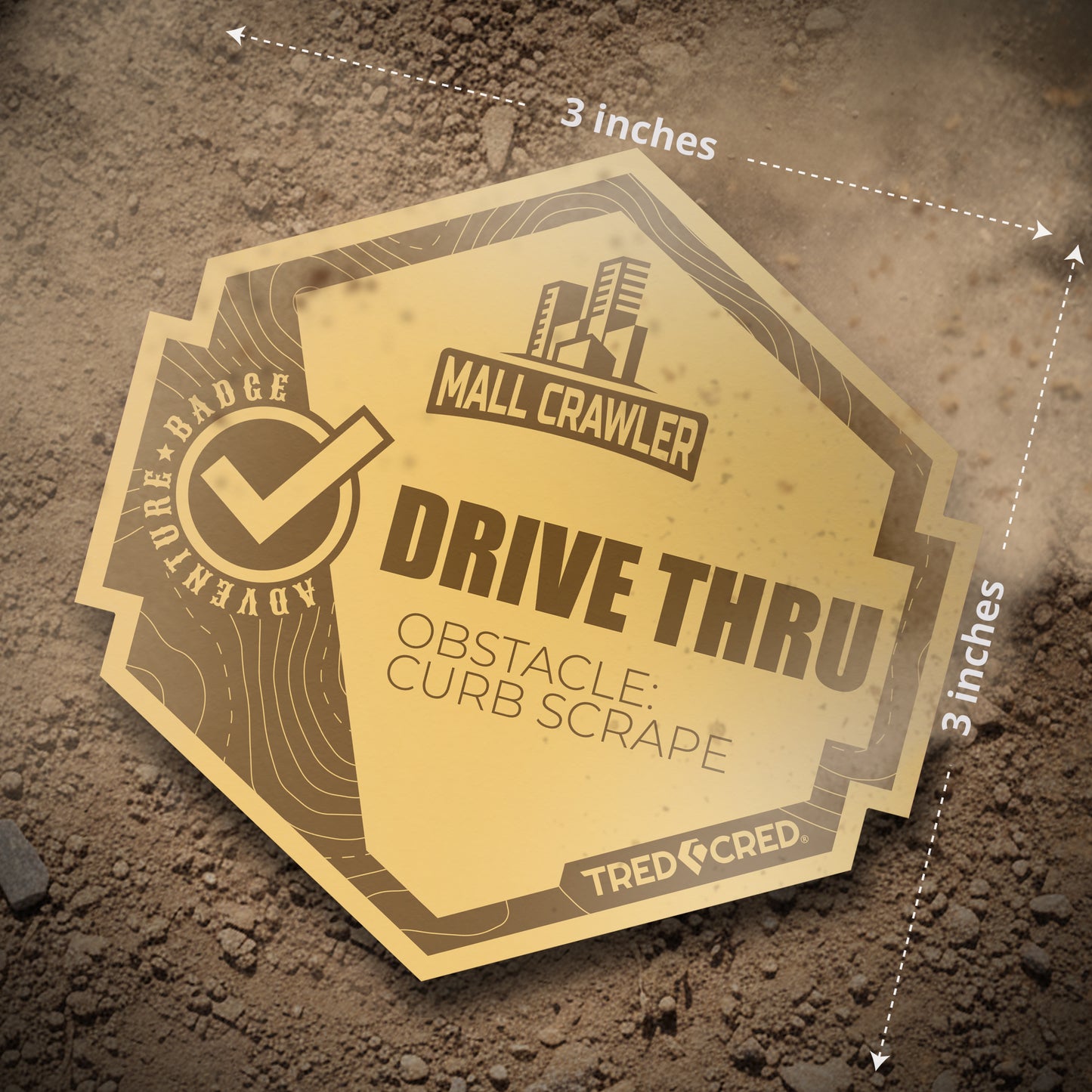 Sticker: Drive Thru Mall Crawler