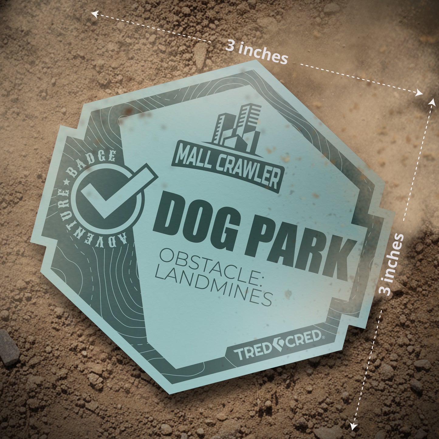 Sticker: Dog Park Mall Crawler
