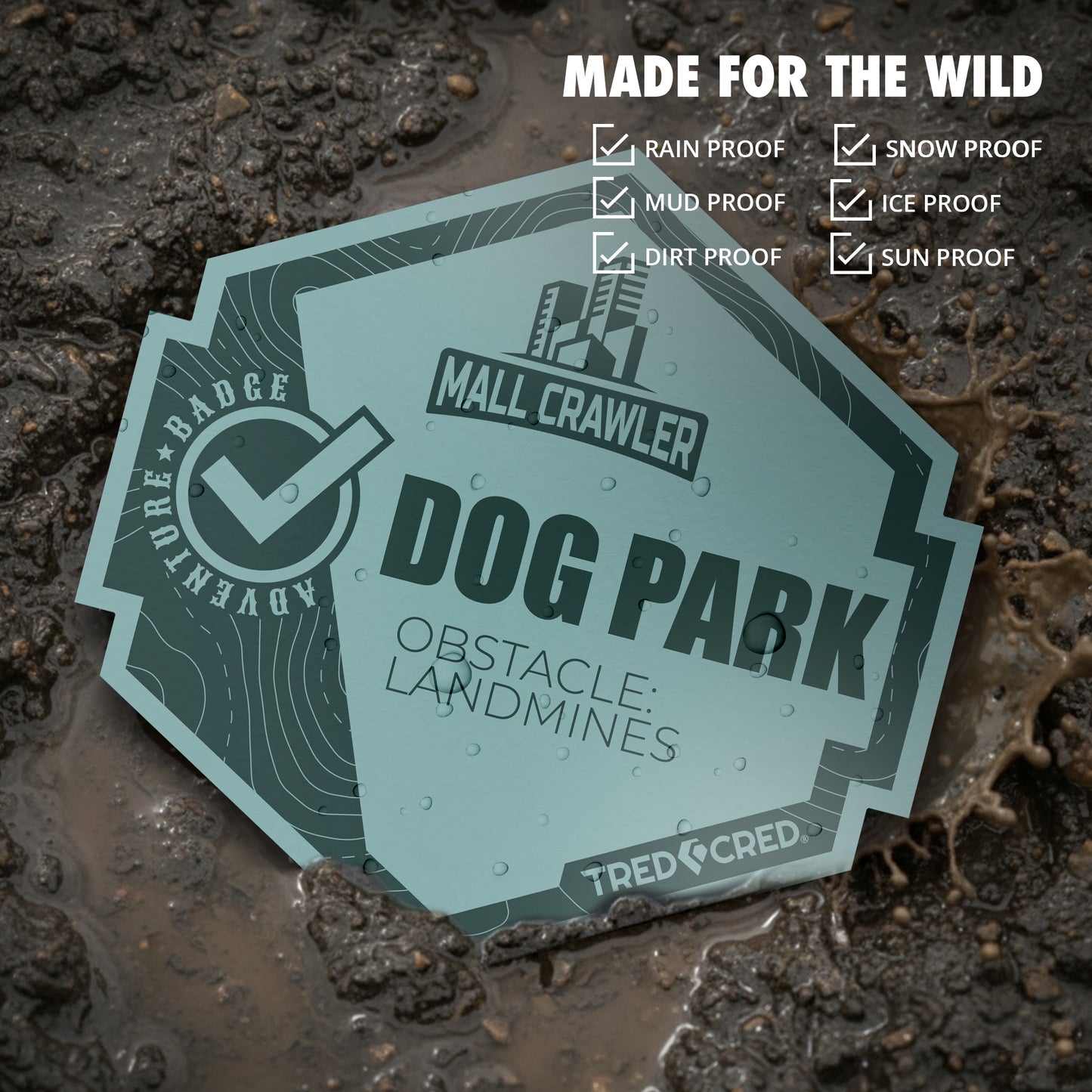 Sticker: Dog Park Mall Crawler