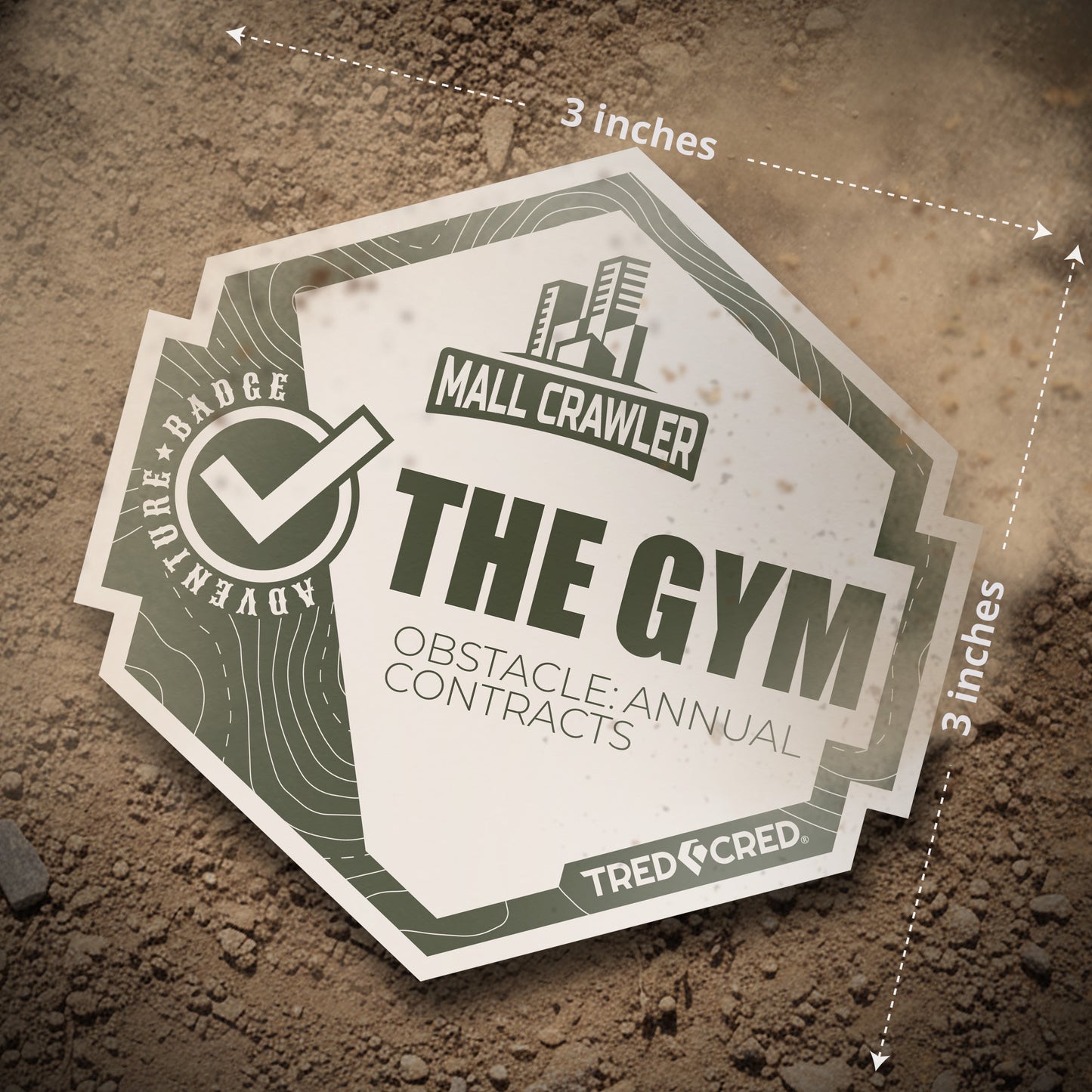Sticker: The Gym Mall Crawler