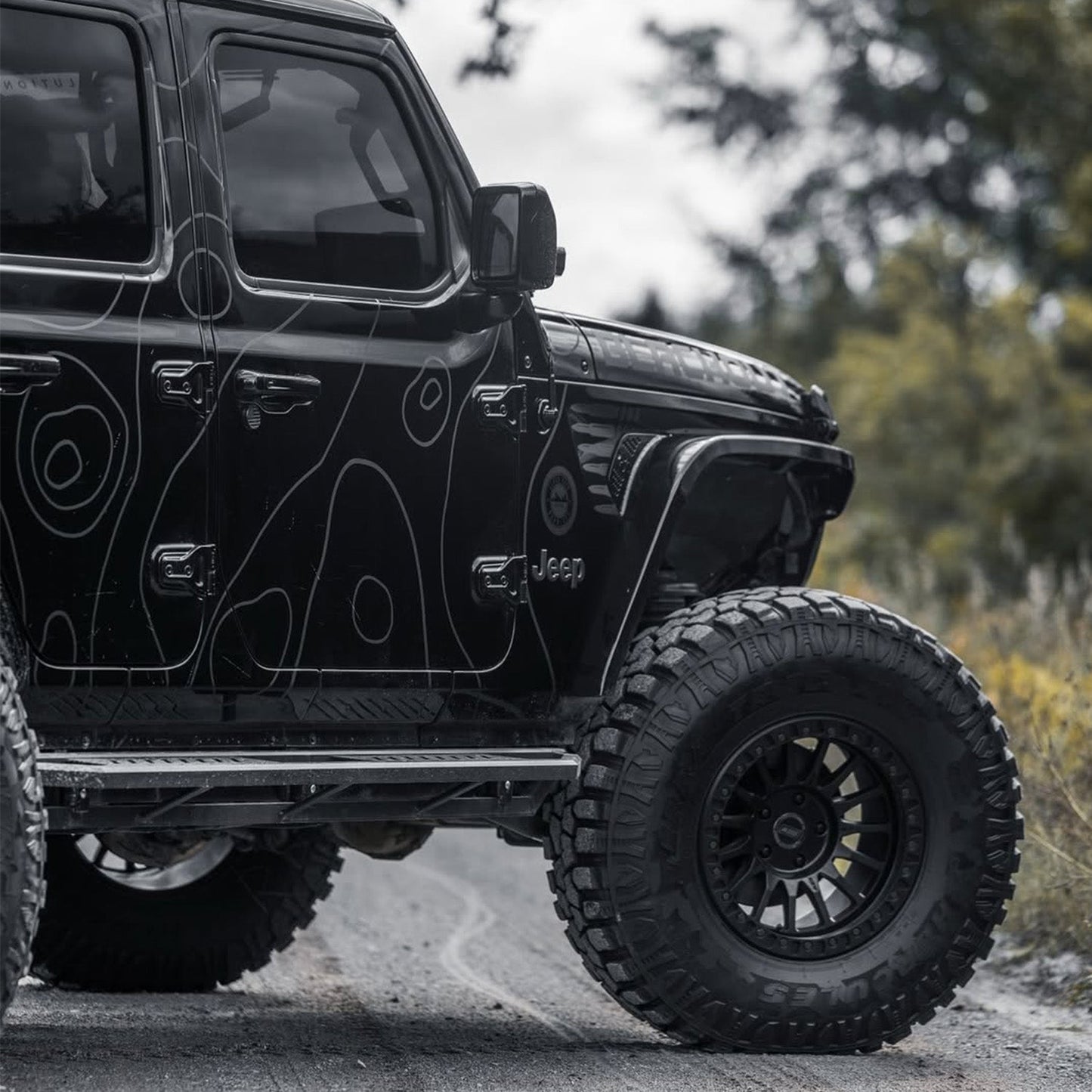 DIY Topography Vinyl Wrap - Full Car Kit