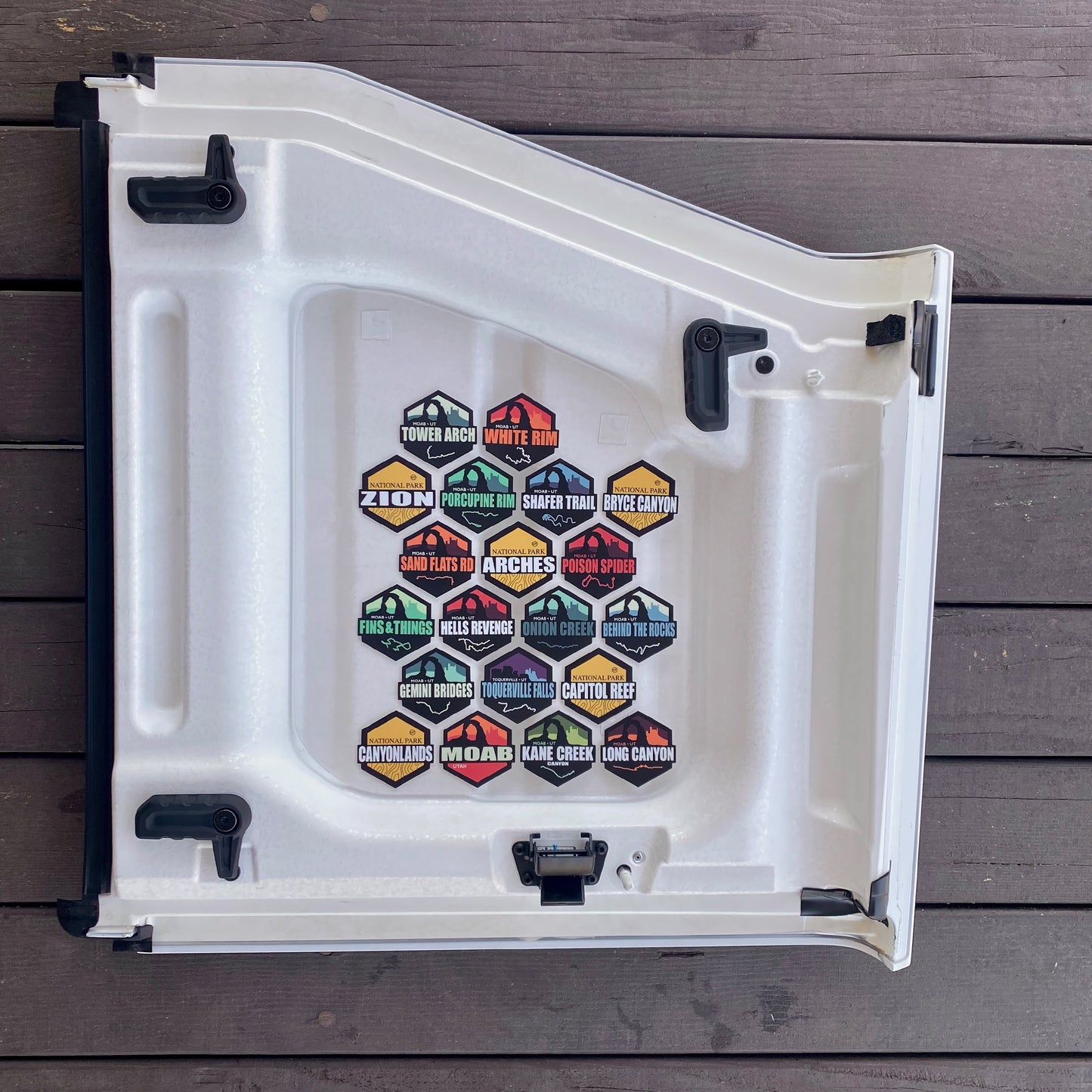 Jeep Roof Sticker Boards