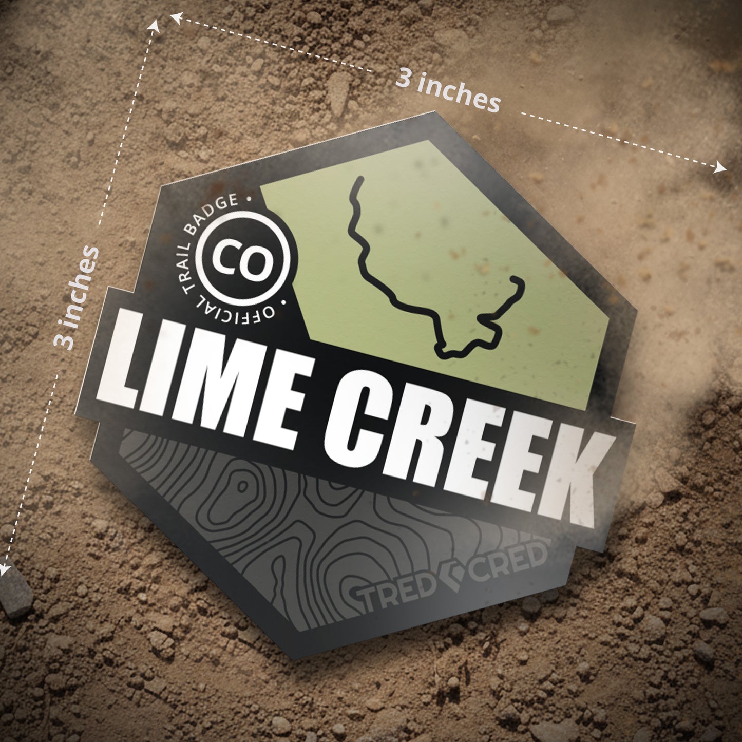 Sticker: Lime Creek Road