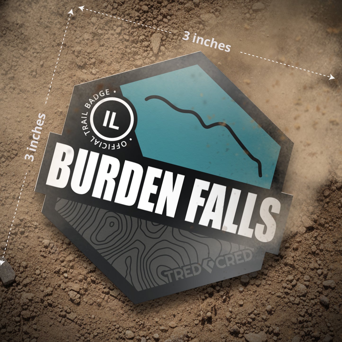Sticker: Burden Falls