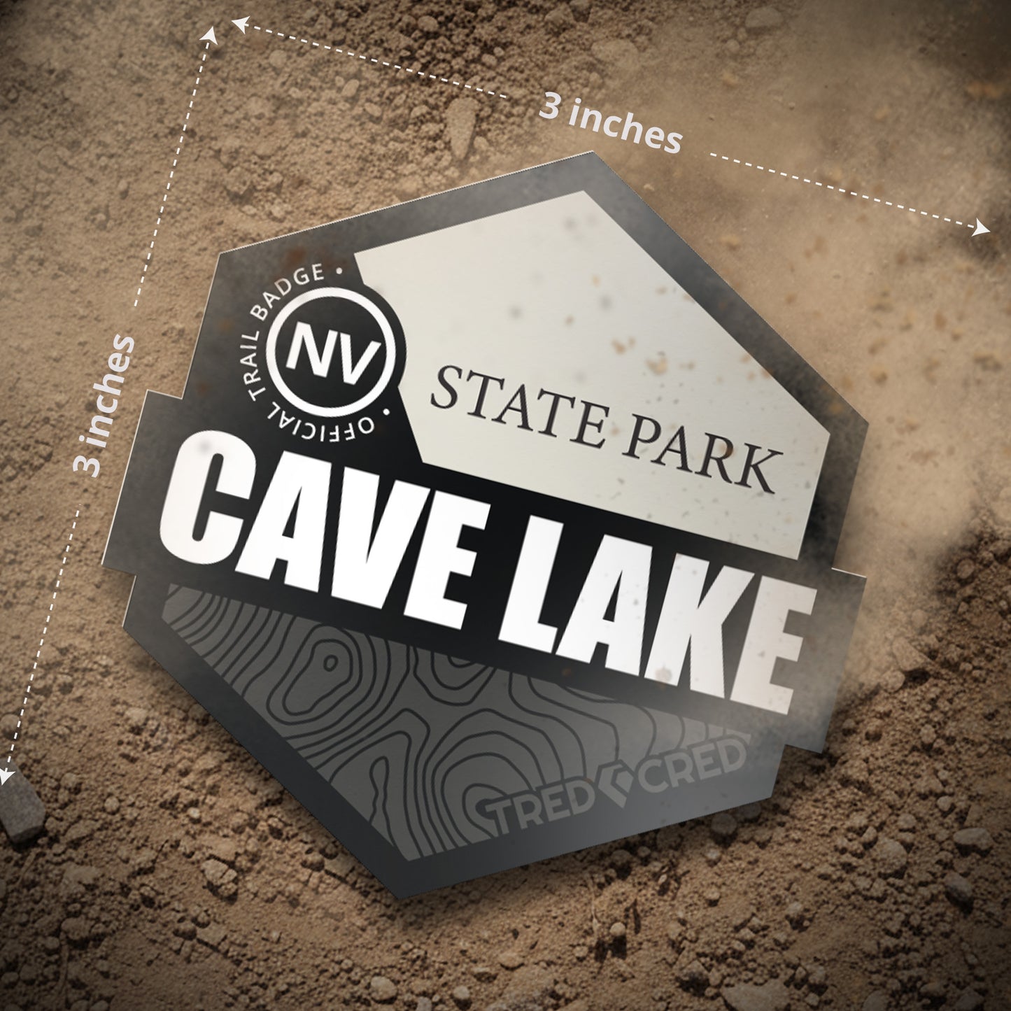 Sticker: Cave Lake