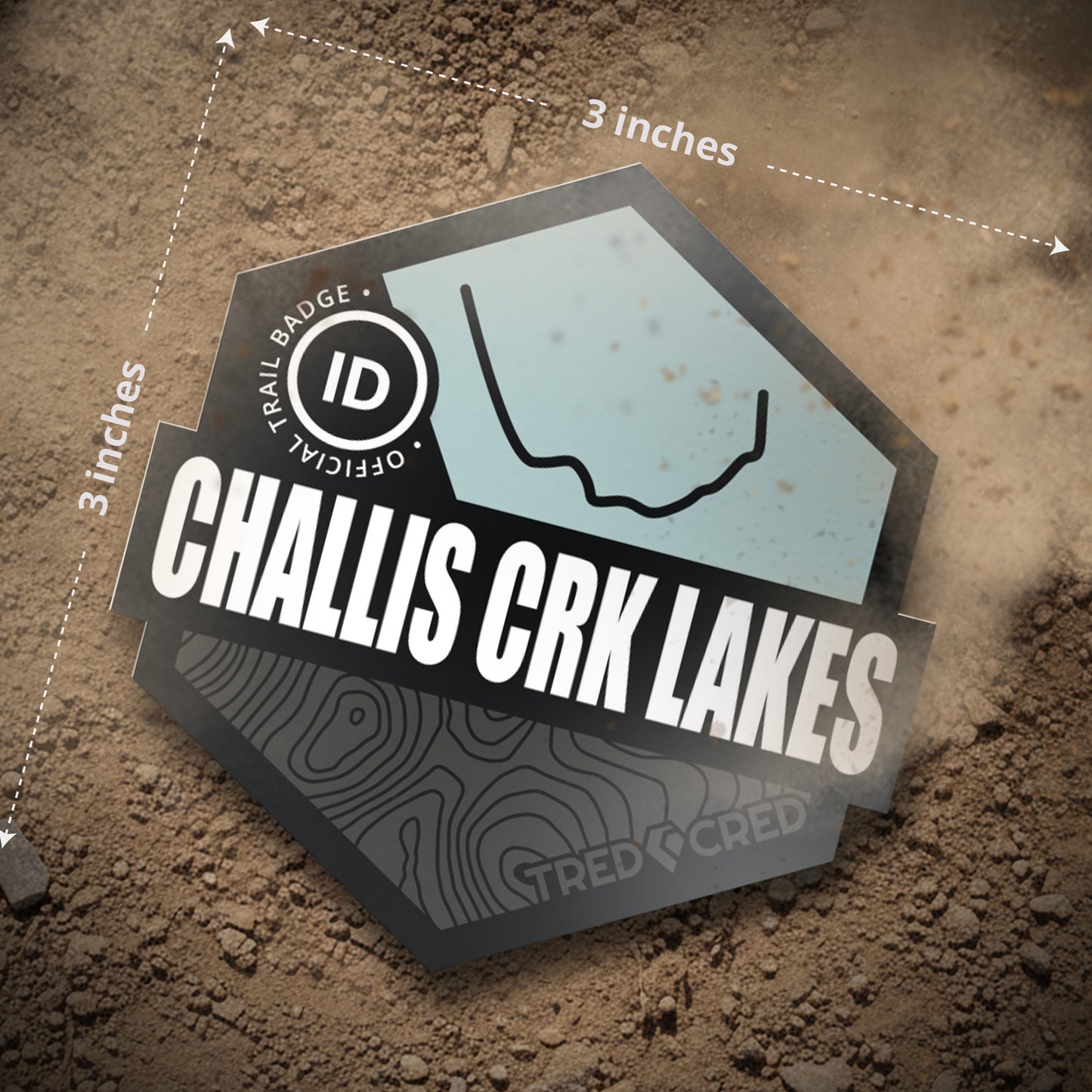 Sticker: Challis Creek Lakes