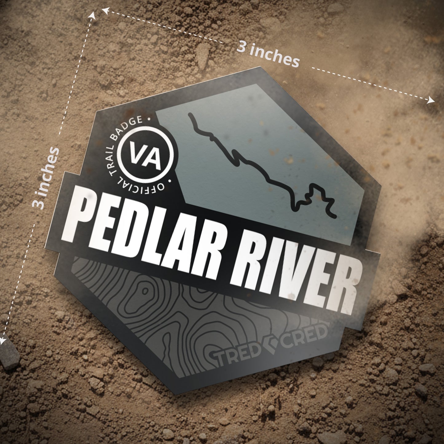 Sticker: Pedlar River