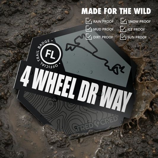 Sticker: Four Wheel Drive Way