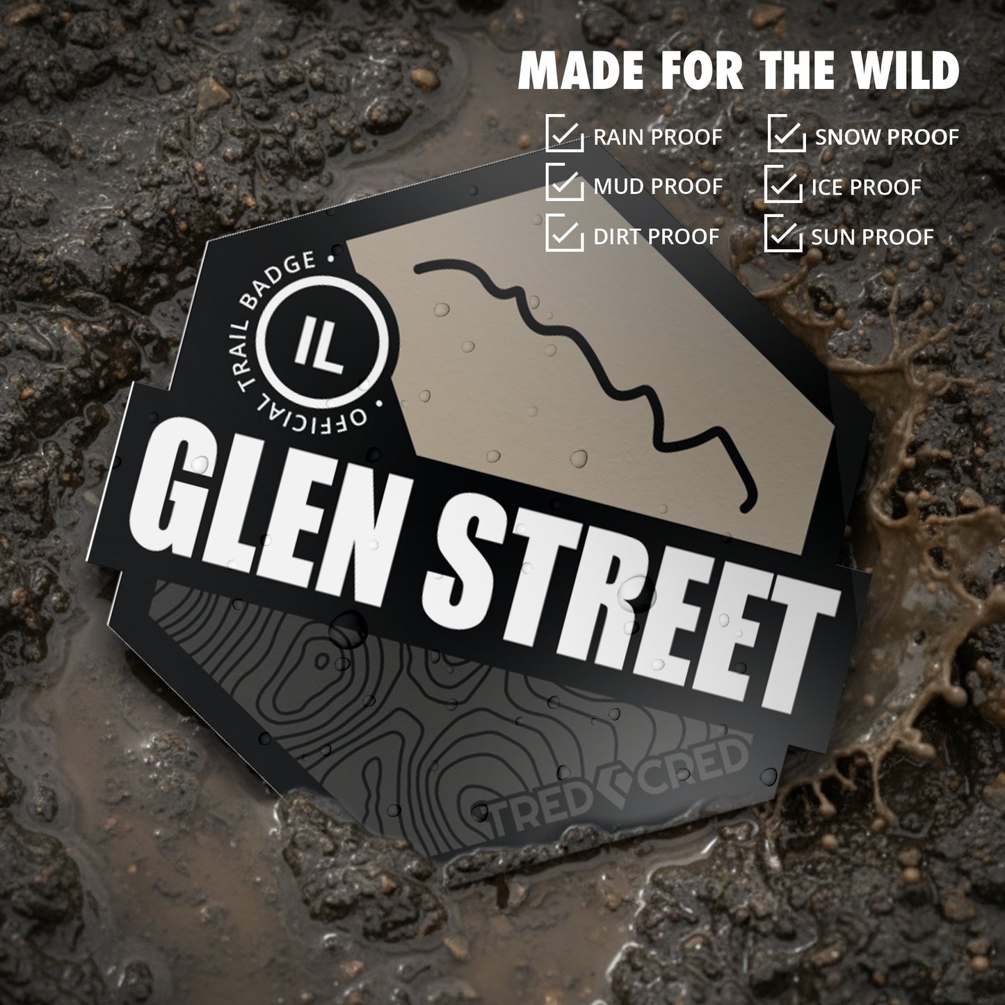 Sticker: Glen Street