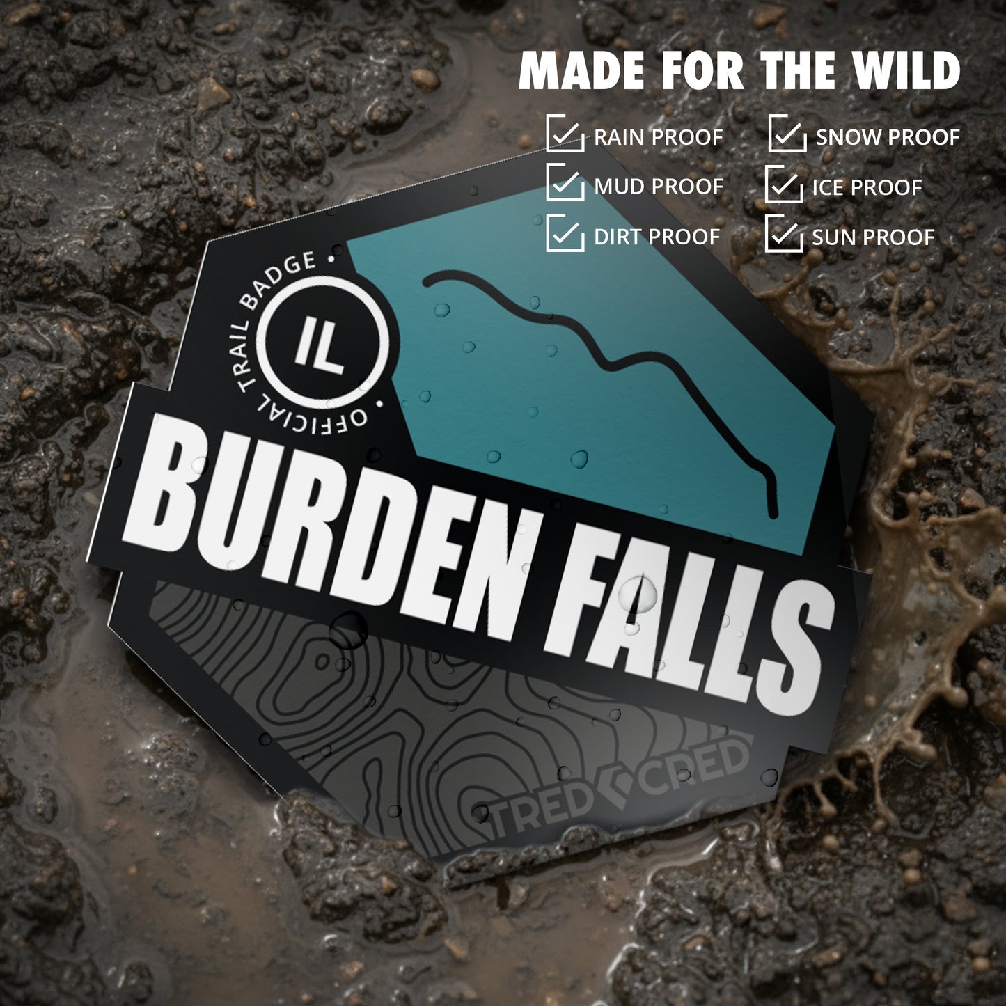 Sticker: Burden Falls