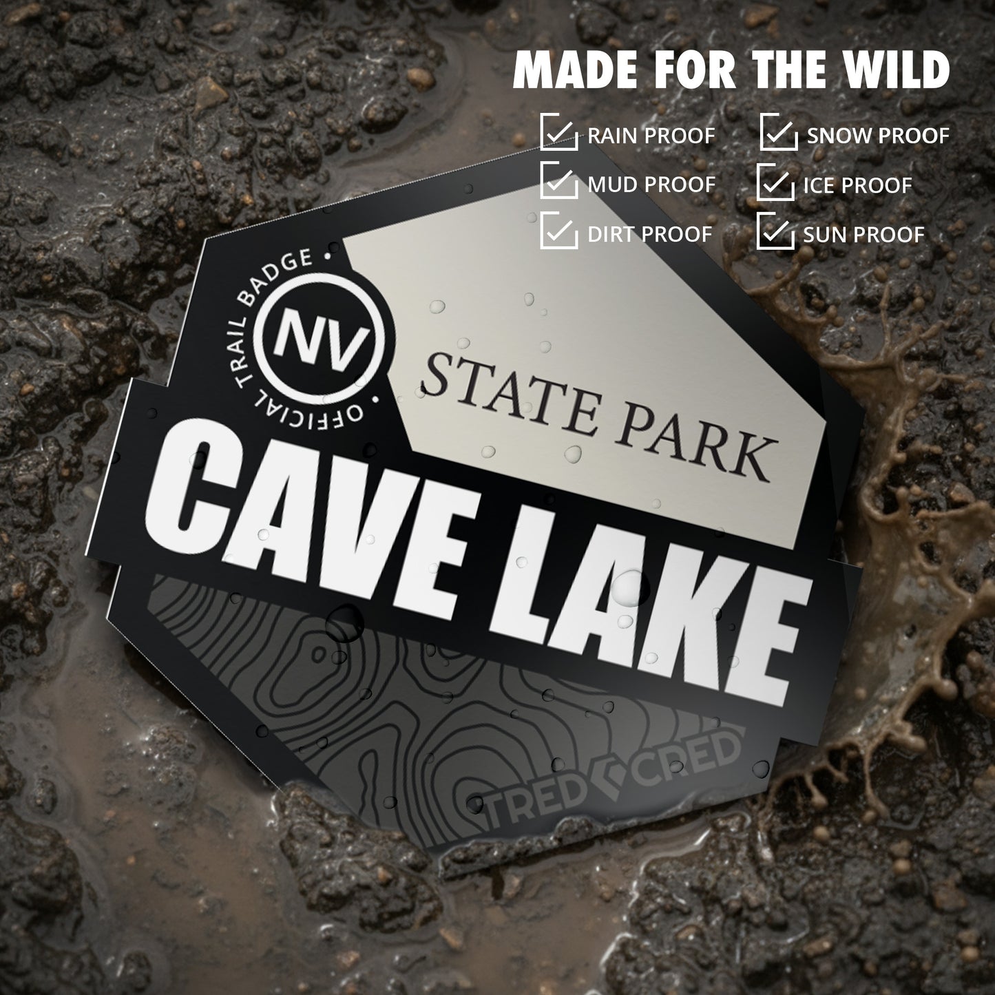 Sticker: Cave Lake