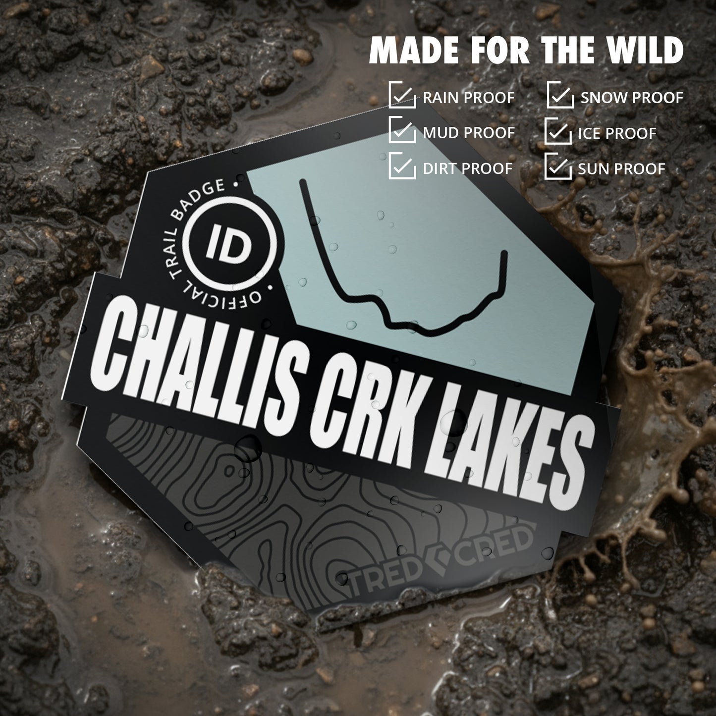 Sticker: Challis Creek Lakes
