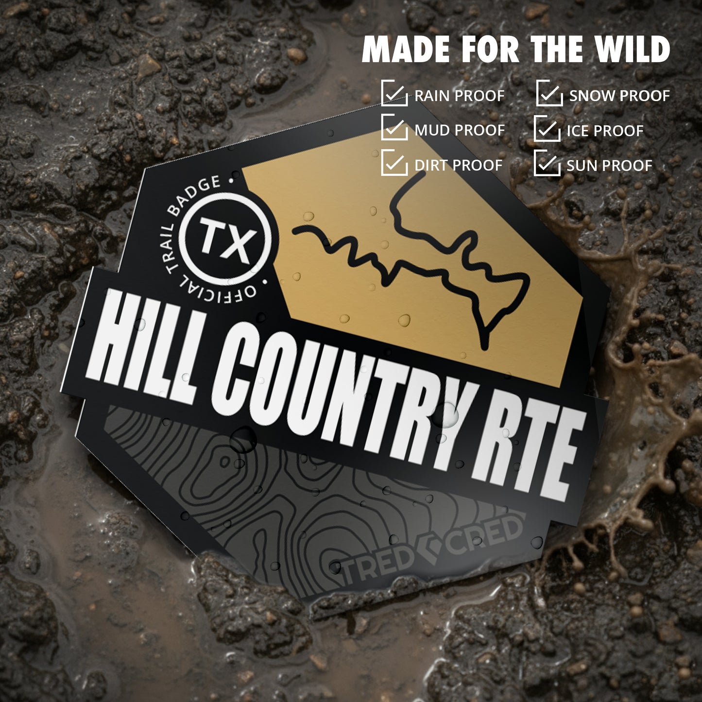 Sticker: Texas Hill Country Overland Route