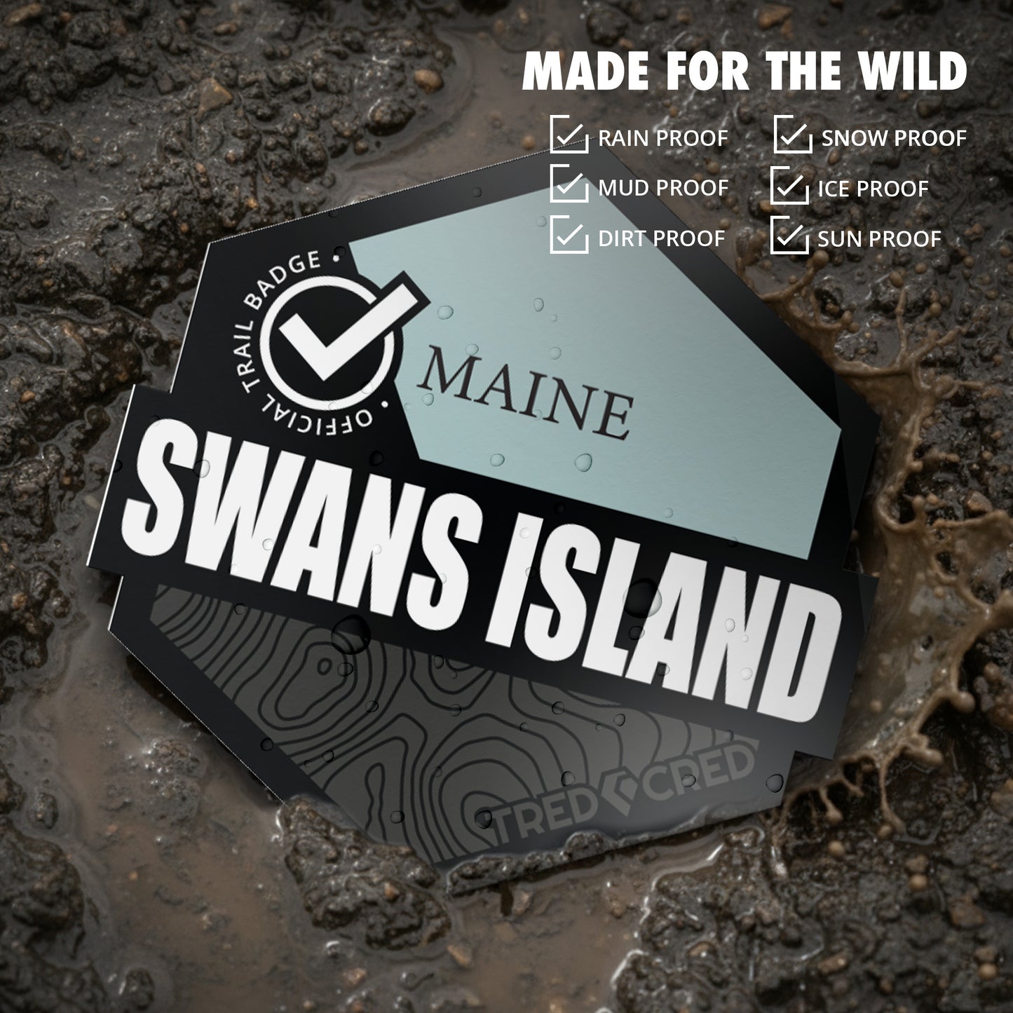 Sticker: Swan's Island