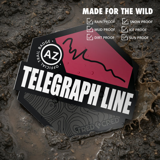 Sticker: Telegraph Line