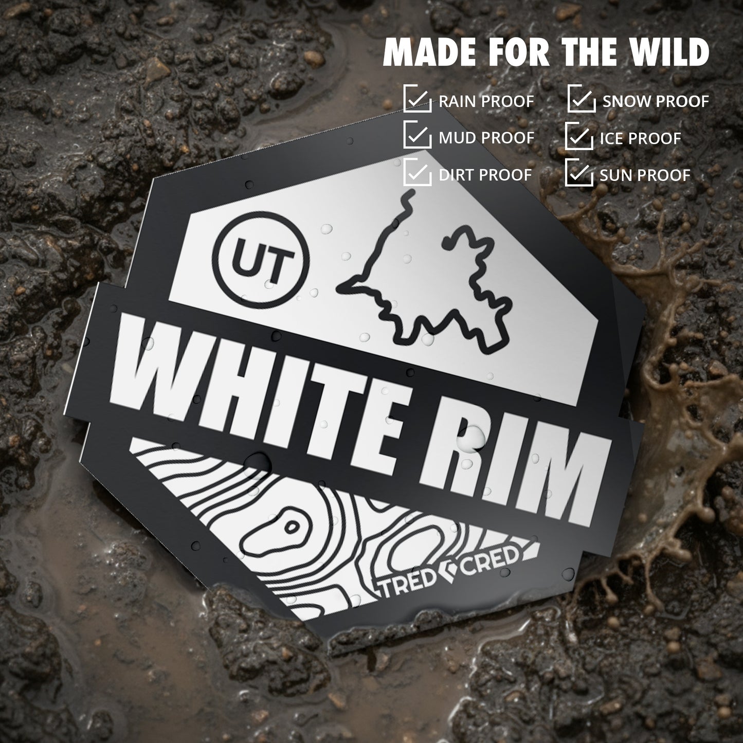 Sticker: White Rim
