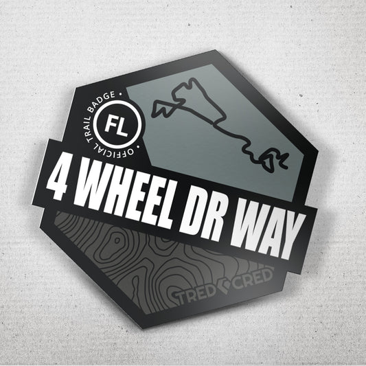 Sticker: Four Wheel Drive Way