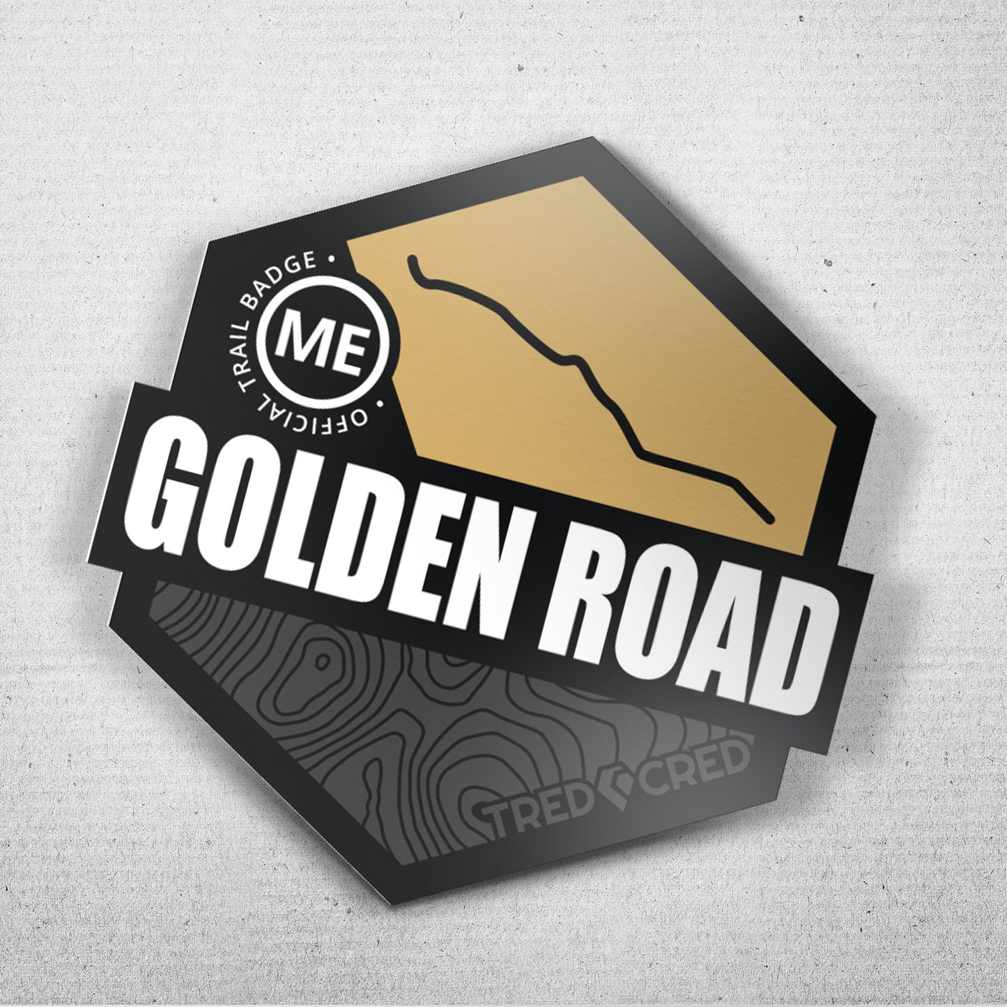 Sticker: Golden Road