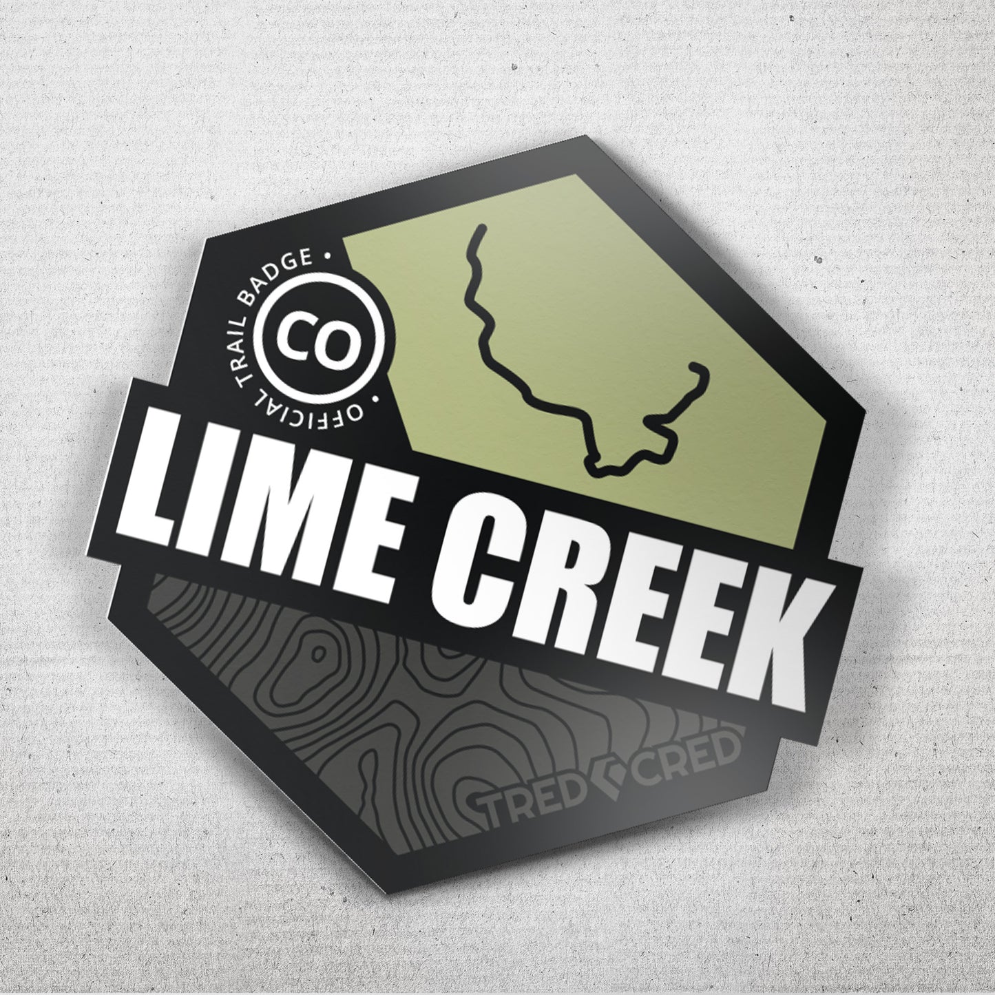 Sticker: Lime Creek Road