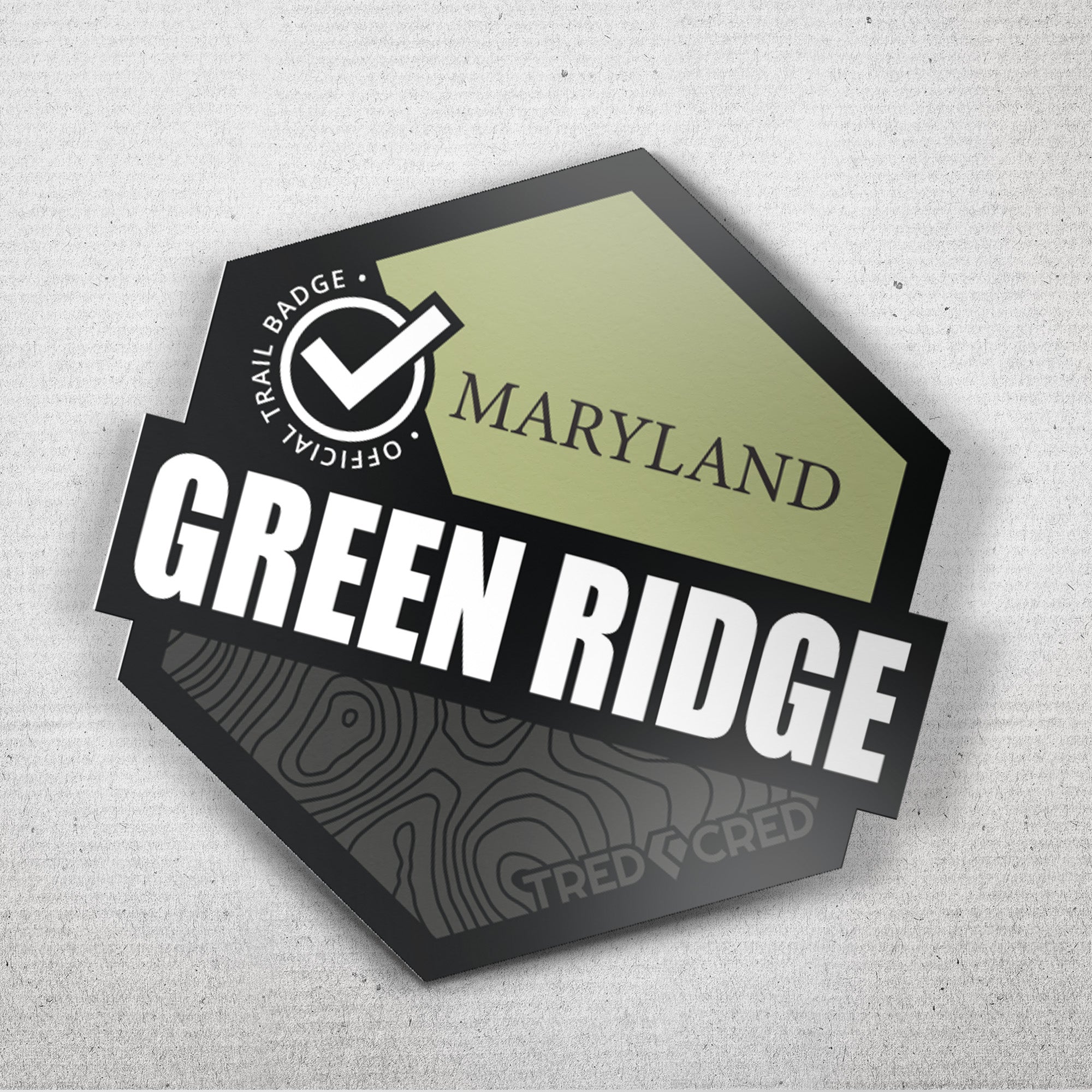 Sticker: Green Ridge – Tred Cred