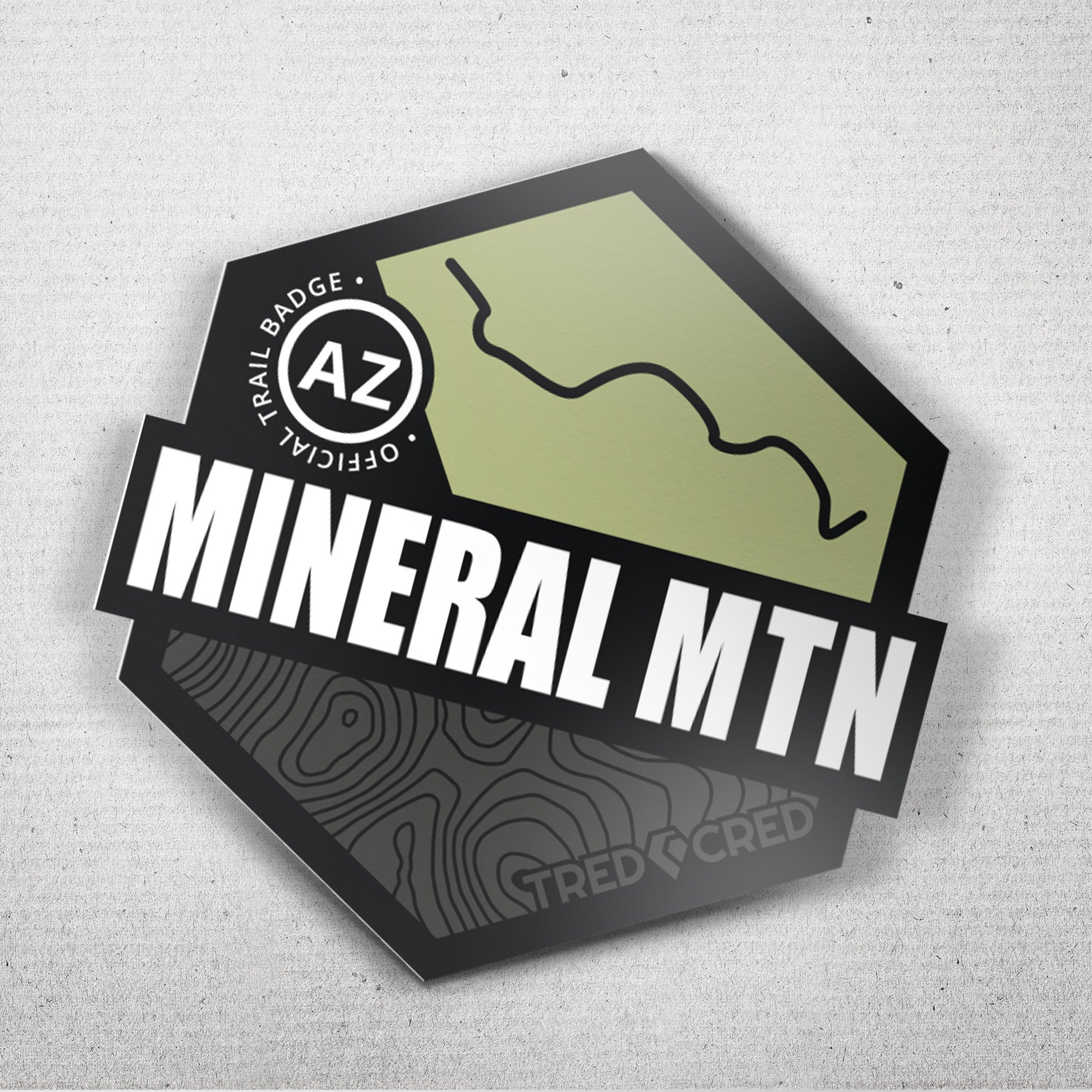 Sticker: Mineral Mountain – Tred Cred