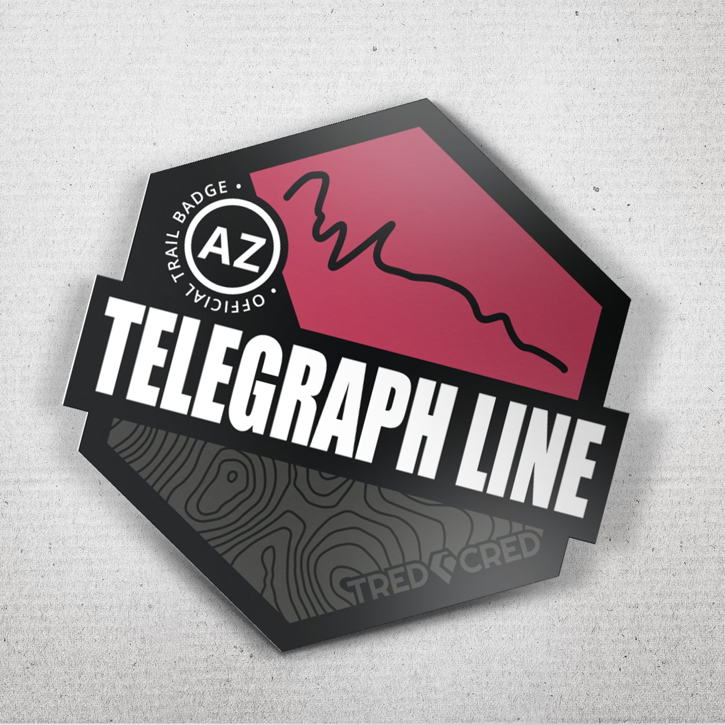 Sticker: Telegraph Line
