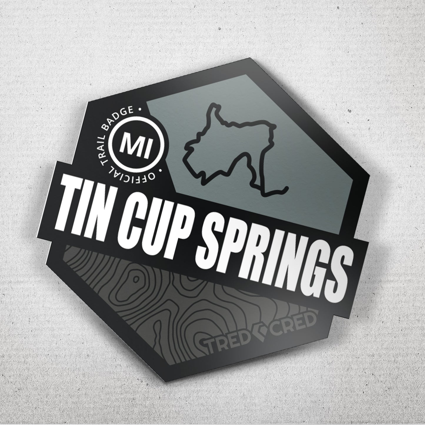 Sticker: Tin Cup Springs
