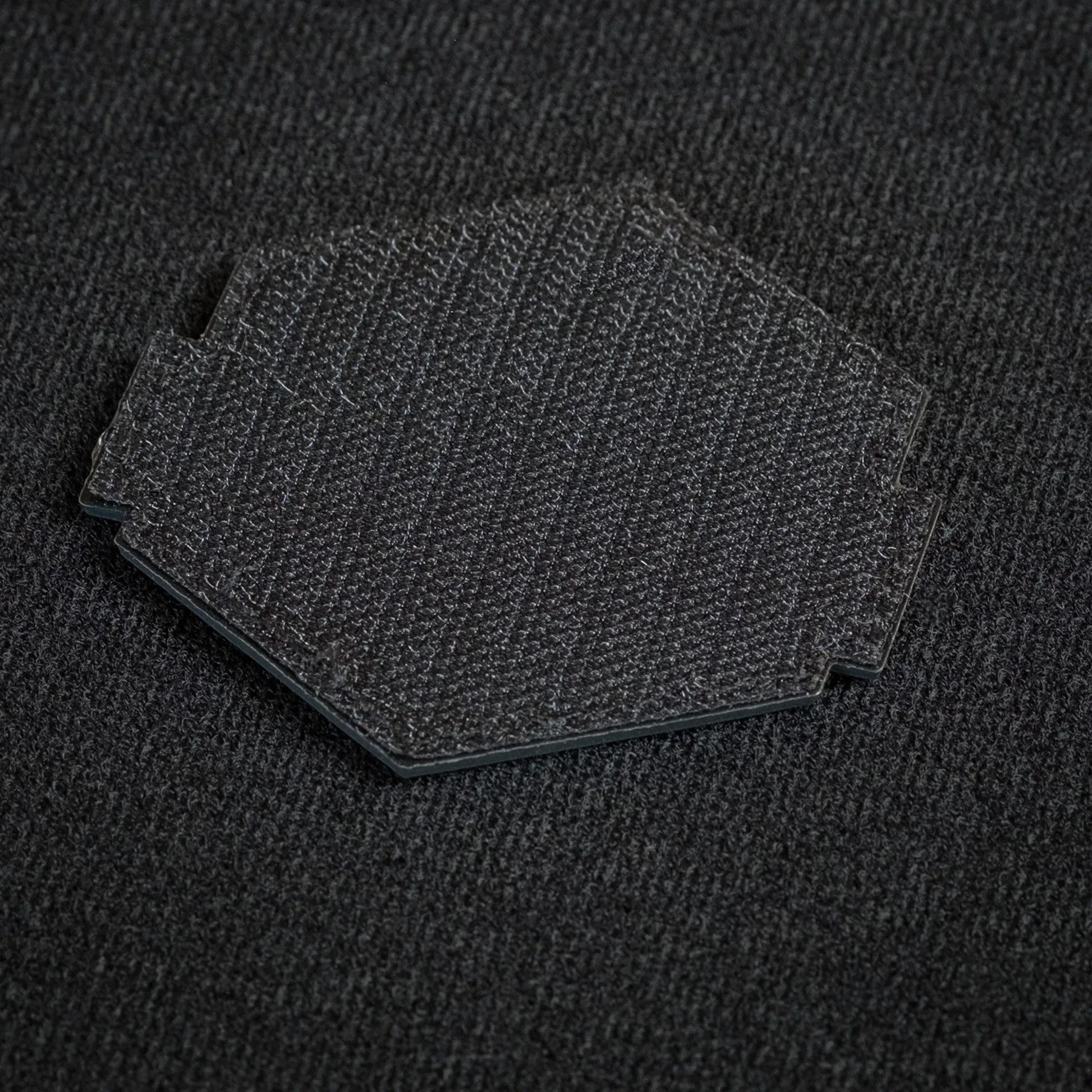 Tred Cred Otay Mountain PVC trail patch featuring a black hook and loop backing for durable gear attachment.