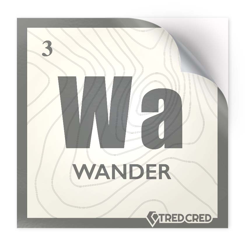 Sticker: Wander