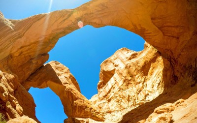 Hiking Arches National Park Double Arch