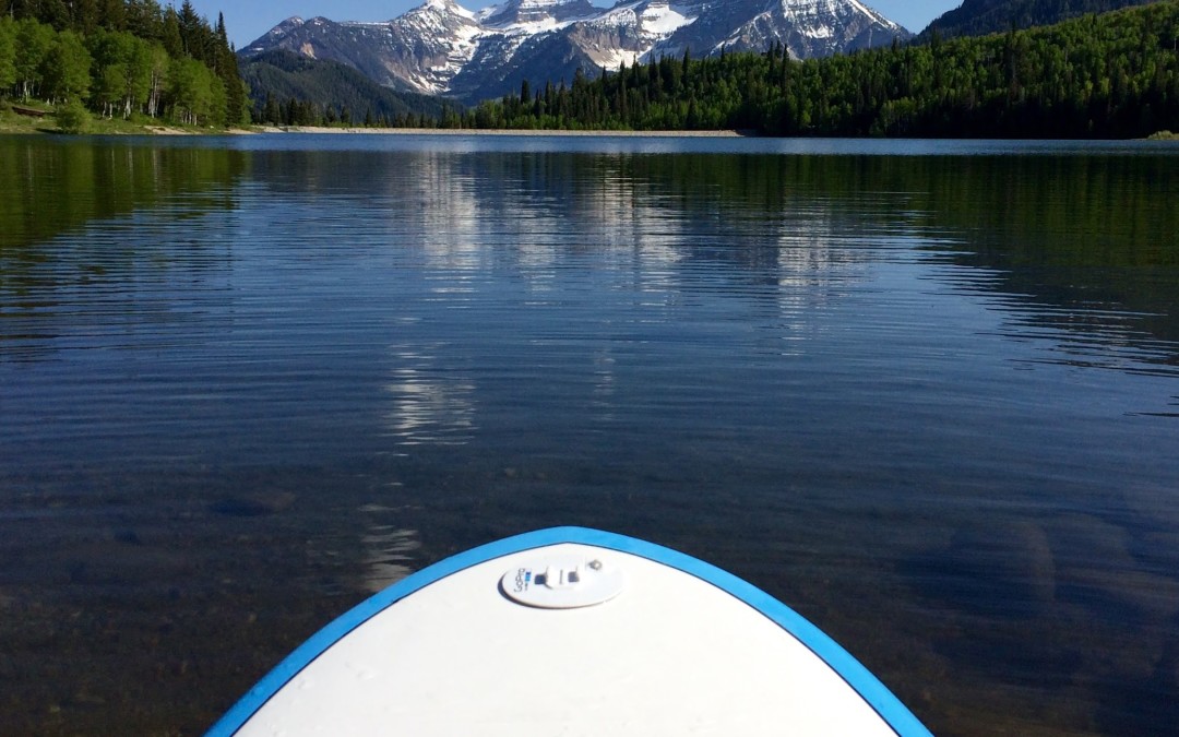 Paddle Boarding Silver Lake Flat