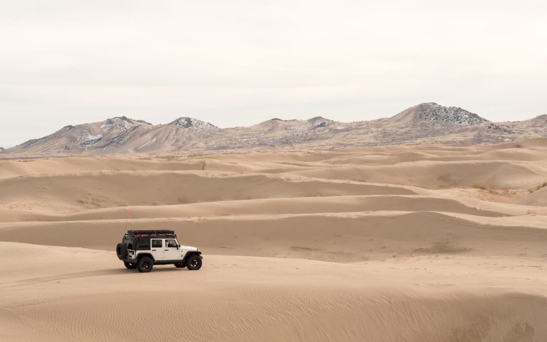 Overland Jeeping Little Sahara Sand Dunes