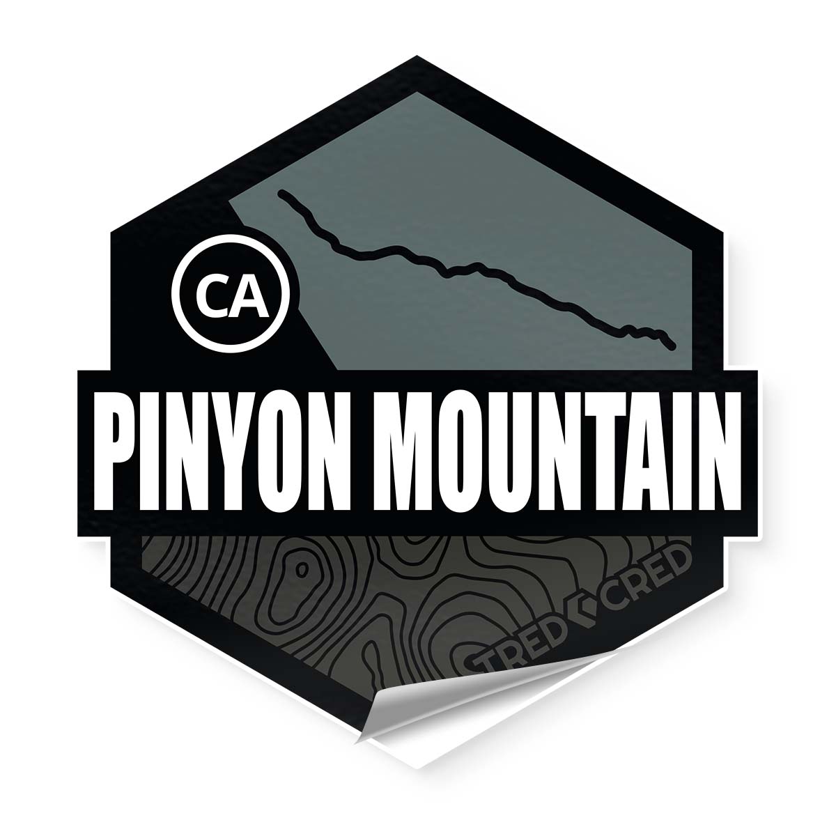 Pinyon Mountain Trail Sticker - Tred Cred