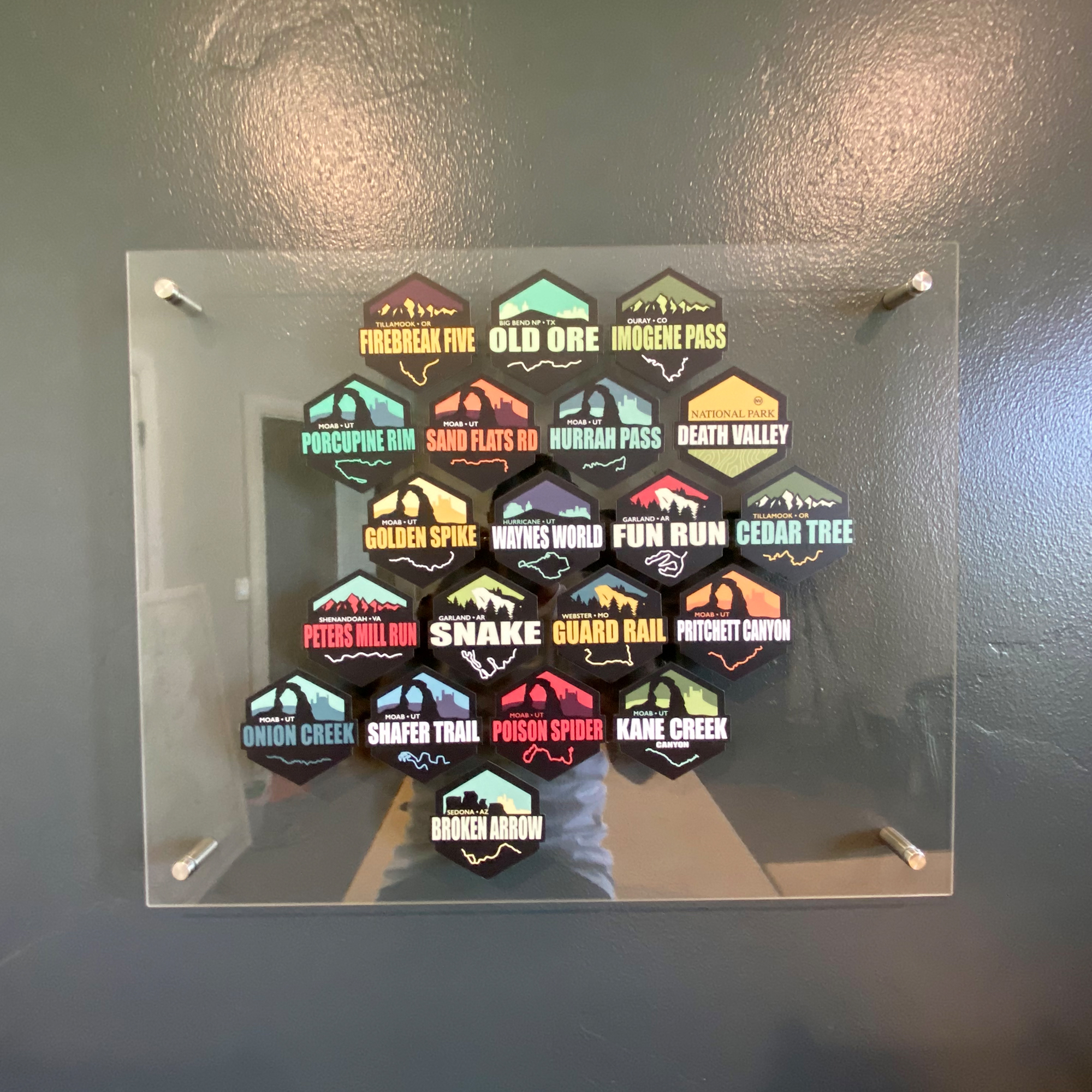 Acrylic Display for Stickers, Sticker Display, Floating Frame