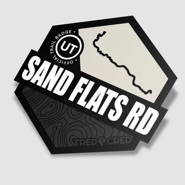 Sticker: Sand Flats Road