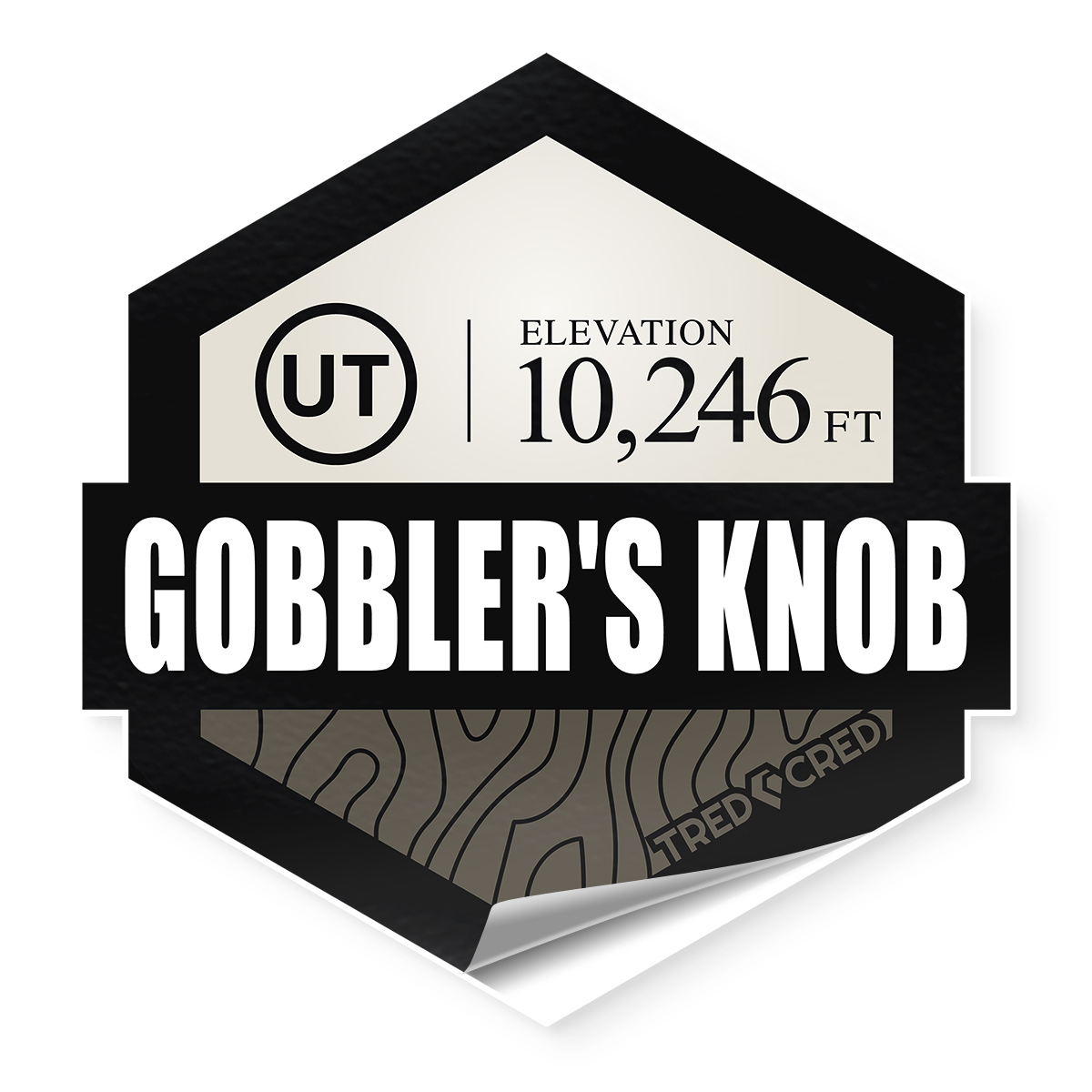 Sticker: Gobblers Knob - Tred Cred