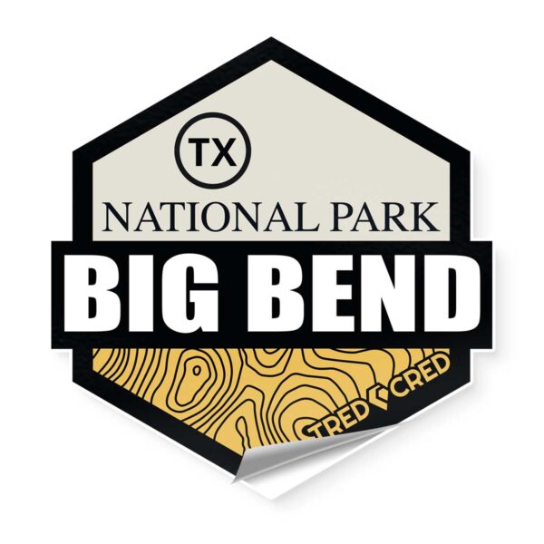 Big Bend National Park Sticker - Tred Cred