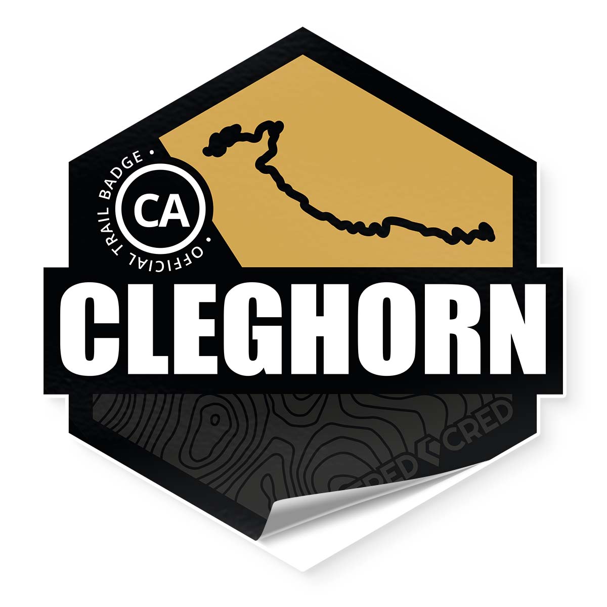 Cleghorn Trail Sticker - Tred Cred