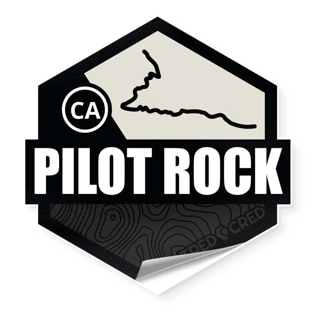 Pilot Rock Trail Sticker Tred Cred