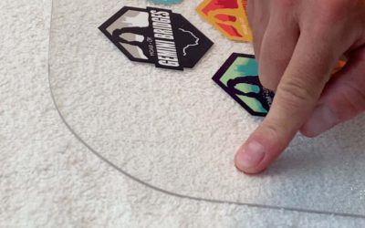 How to remove vinyl stickers and the residue