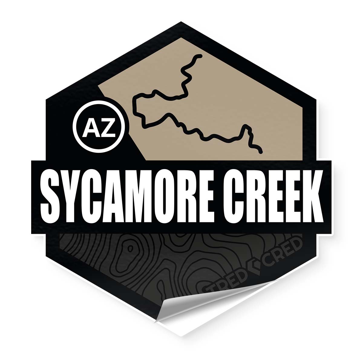 Sycamore Creek Trail Sticker - Tred Cred