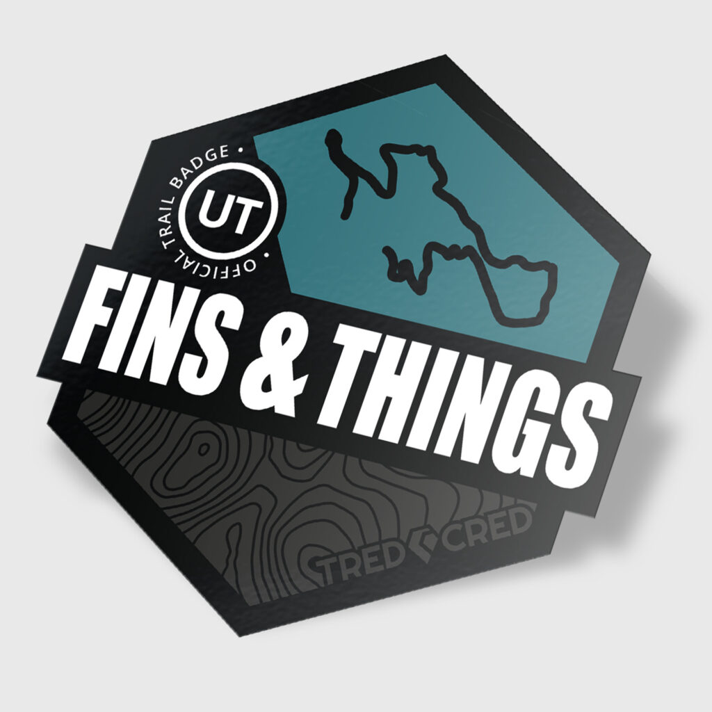 Fins and Things Trail Sticker - Tred Cred