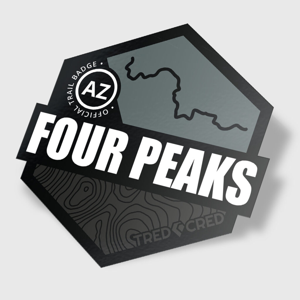 Four Peaks Trail Sticker - Tred Cred