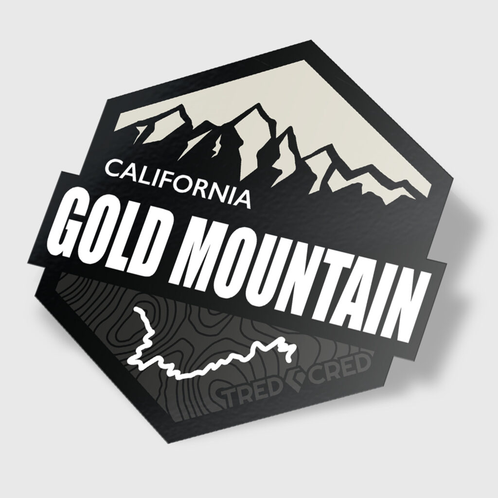 Gold Mountain Trail Sticker - Tred Cred